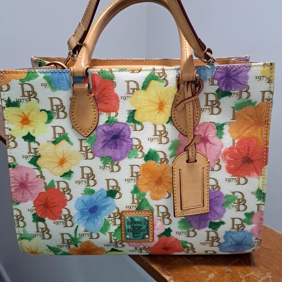 Dooney & Bourke Handbags - Dooney & Bourke Hibiscus "Janine" Bag